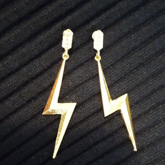 🌞Lightning Bolt Earrings - Picture 2 of 3
